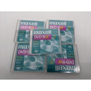 Maxel DVD-RW 4.7GB 5 Pack